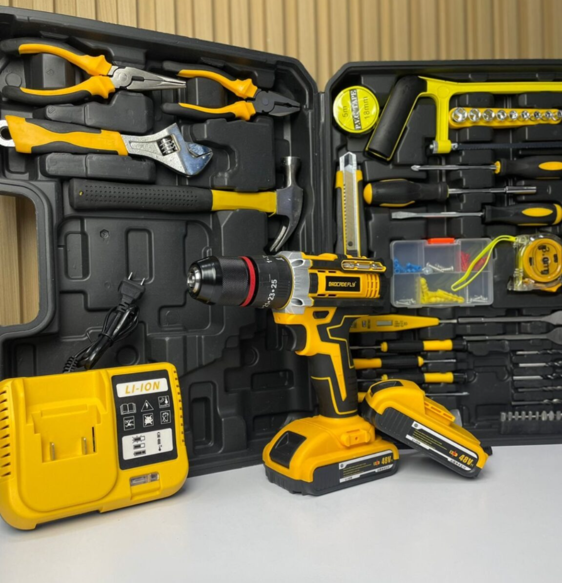 🛠️ Kit Taladro 813W Completo – Ideal para Hogar y Trabajo Profesional